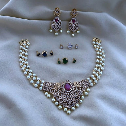 Moti Magic Layered Strings Necklace Sets