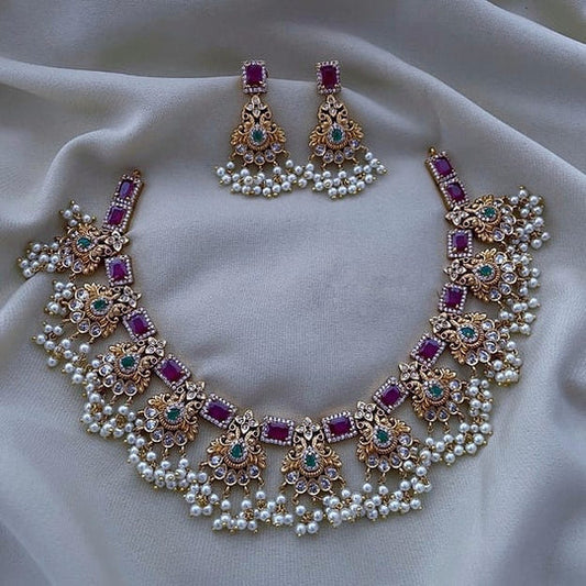 Temple Treasure Moti Haar